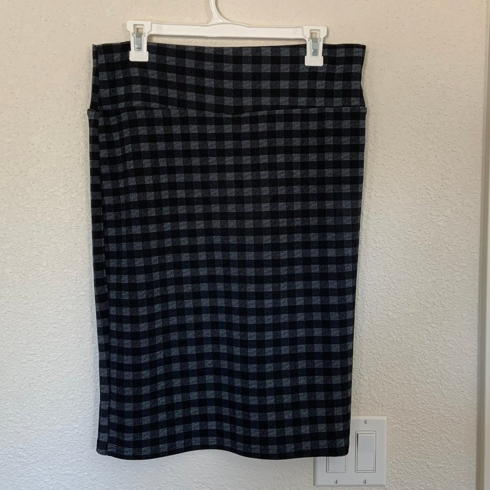 Large LuLaRoe Houndstooth Skirt